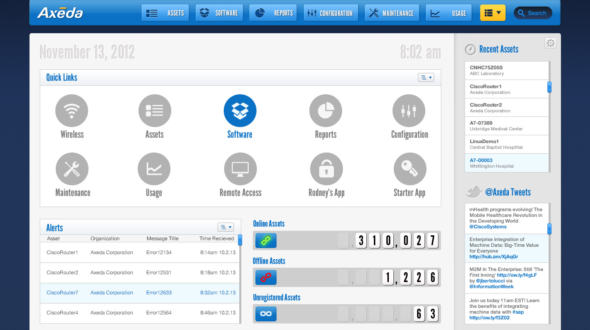Axeda: IoT Dashboard