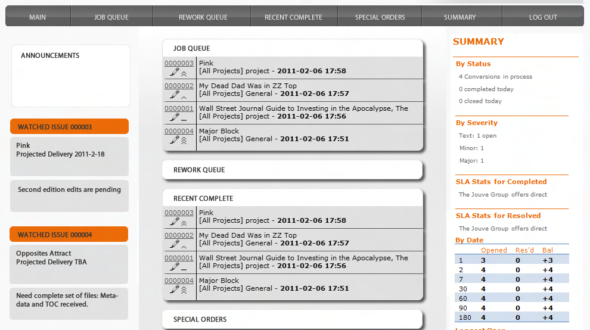Jouve Issue Tracker